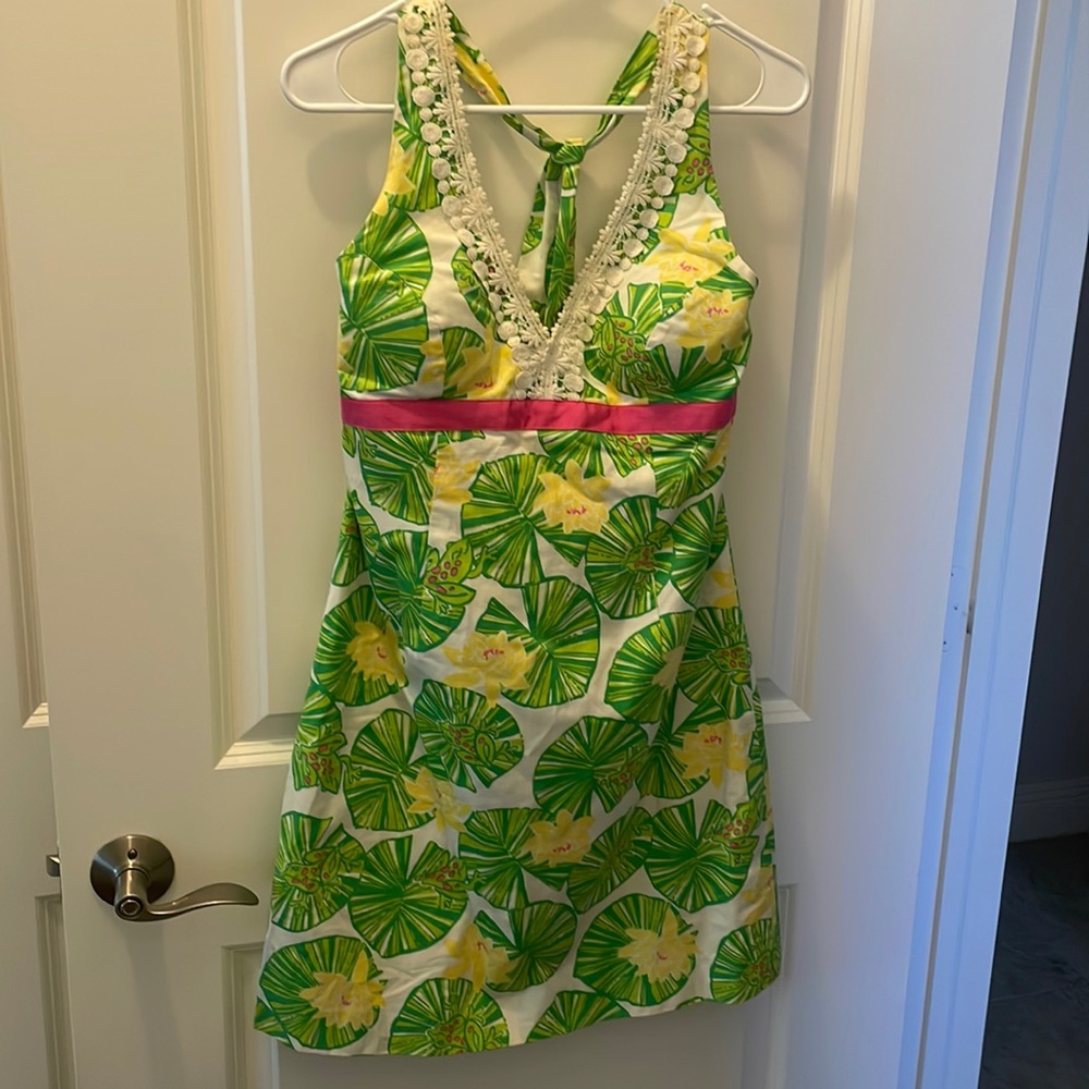 Lily Pulitzer Halter Neck Shift Dress